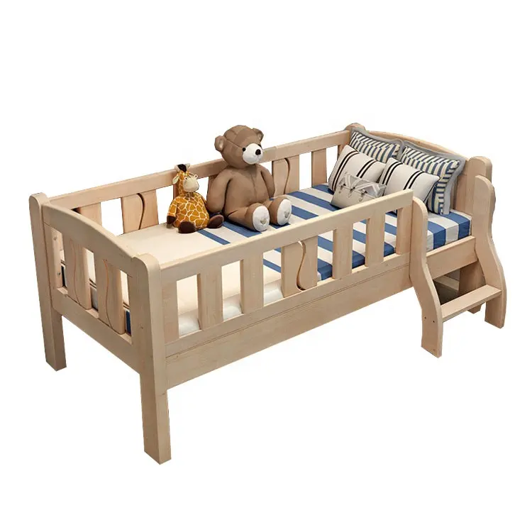 Cama de madera para niños