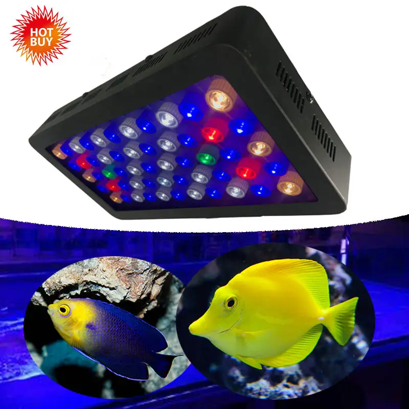 2020 Wholesale Intelligent Marine aquarium led lighting 165w programmable aquarium light for 24" fishtank