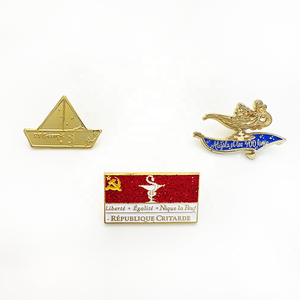 Nhà Sản Xuất Tùy Chỉnh Kim Loại Mạ Vàng Uae Chính Trị Nút Huy Hiệu Tùy Chỉnh Thiết Kế Tôn Giáo Men Pin Huy Hiệu - Product Image 3