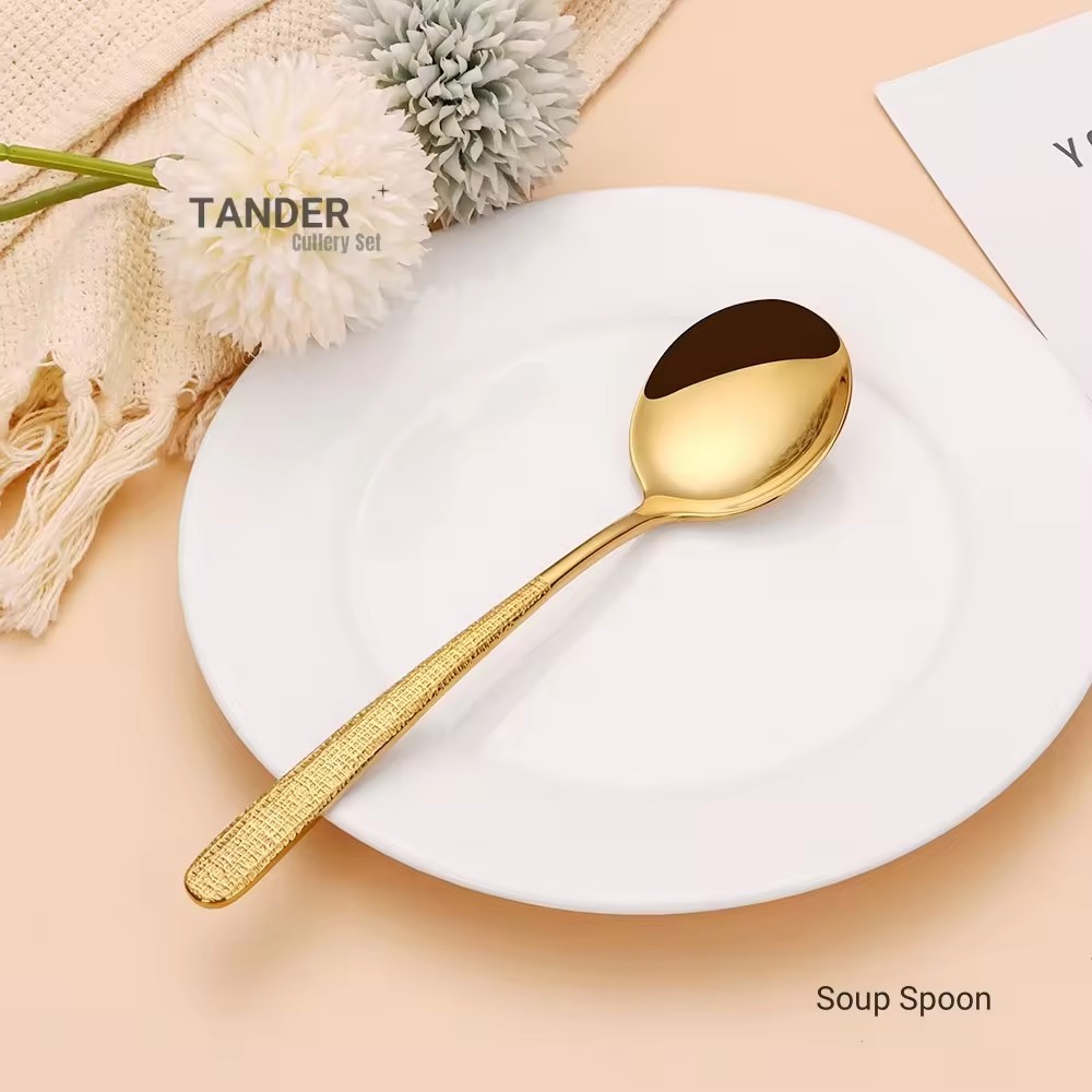 Soup Spoon - Gold