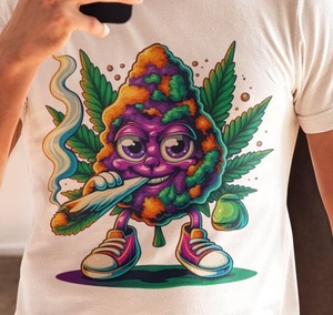 420 Cần sa ngày Thiết kế cần sa văn hóa dtf truyền nhiệt in ấn đính sắt Stickers cho áo sơ mi gối túi trang trí - Product Image 1