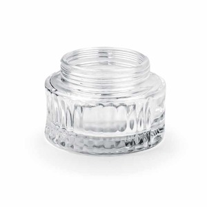 化粧品包装瓶ガラス製品クリーム色の瓶プラスチックカバースキンケア瓶100g - Product Image 2