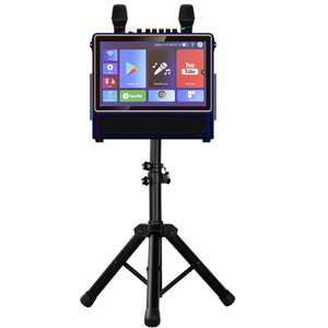 Powerful Rechargeable 11.1V Powered Dual 5 Inch Woofer Mobile Portable Chinese Karaoke Machine with 13.3 Inch Touch Screen - Product Image 4