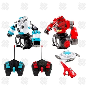KW 2 Player RC Boxing Robots DE LUCHA Control remoto Robot de batalla Juguetes inteligentes para niños con luz y rotación de 360 grados - Product Image 1