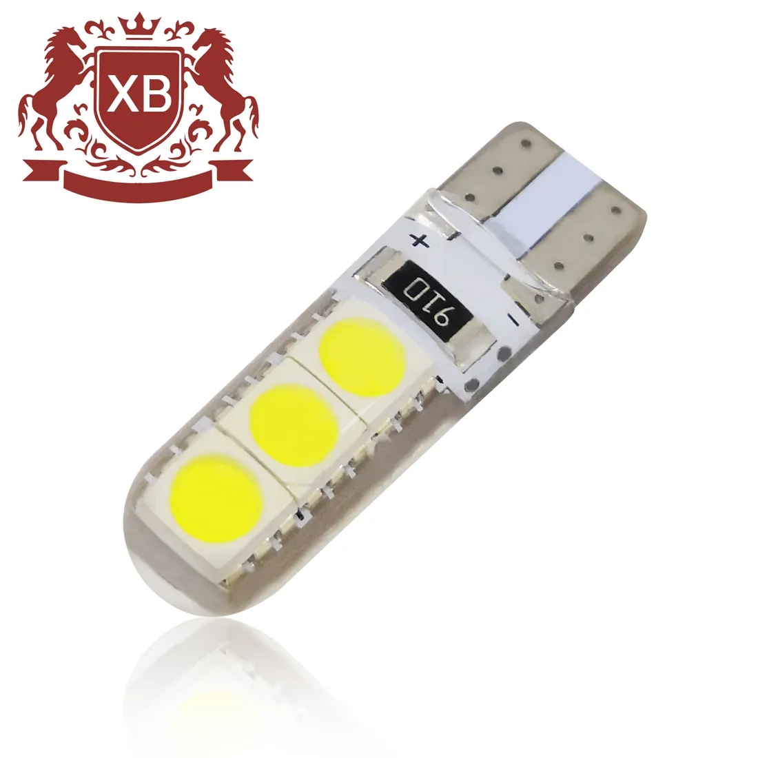 Perfect LED T10 socket 194 W5W Canbus 6SMD 5050 Silicone car led width light No Error auto reading lamp bulb 12 volt