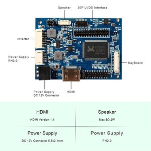 Hd Mi Lvds için evrensel kurulu 1024X768 açık dijital tabela Lcd reklam paneli 10.4 inç yüksek parlaklık Lcd ekran - Product Image 4