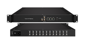 24 Sintonizador Digital Gateway Entrada RF Resolución 4K Biss ISDBT Salida IP gateway para sistema IPTV para hoteles - Product Image 2