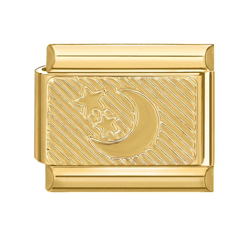 Gold background with star and cresce goldnt