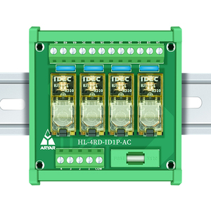 12 Channels AC <strong>Input</strong> <strong>Relay</strong> Module AC 110V or 220V Slim DIN Rail Mount 12Amp SPDT Power <strong>Relay</strong> Interface Module - Product Image 4