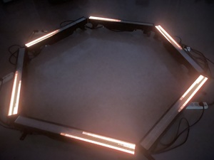 Club Bar Dmx 512 luci da palcoscenico con barra di controllo 1000W 768Pcs 3 in1 Rgb Led Strobe Light - Product Image 5