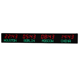 CHEETIE CP035 Programmier bare LED-Zeitzonen-Beschriftung suhr Digitale Weltzeituhr mit mehreren Zeitzonen und Sommerzeit - Product Image 4
