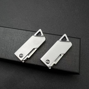 Открытый кемпинг выживание мульти инструмент карточный нож DIY Нержавеющая сталь складной охотничий кошелек OEM настраиваемый - Product Image 4