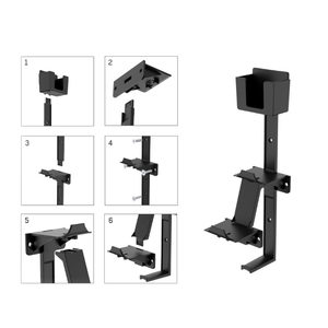 Xbox/PS5/PS4/PS3/Switch Proコントローラーストレージスタンドラック用ウォールマウントホルダーコントローラーリモートコントロールヘッドセットスタンドブラケット - Product Image 4