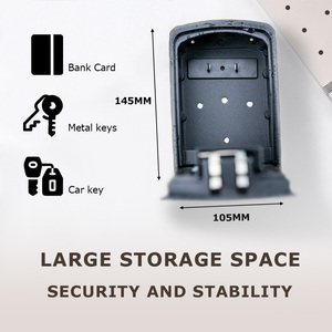 Caja de bloqueo de llave inteligente con aplicación TUYA, caja de seguridad para llaves, desbloqueo de código digital para puerta de hotel/casa/apartamento. Desbloqueo bidireccional