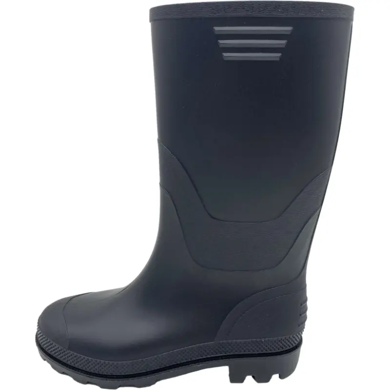 Custom Plastic Anti-slip Waterproof Work PVC Men Adult Rain Boots Shoes Gumboots for Gardening Fishing