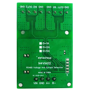 Medidores de voltaje de corriente y amperios 3 en 1 RS485 Modbus RTU, placa de medición de señal de voltaje de 0-30V, módulo de recolección de corriente 1A 2A 5A - Product Image 6