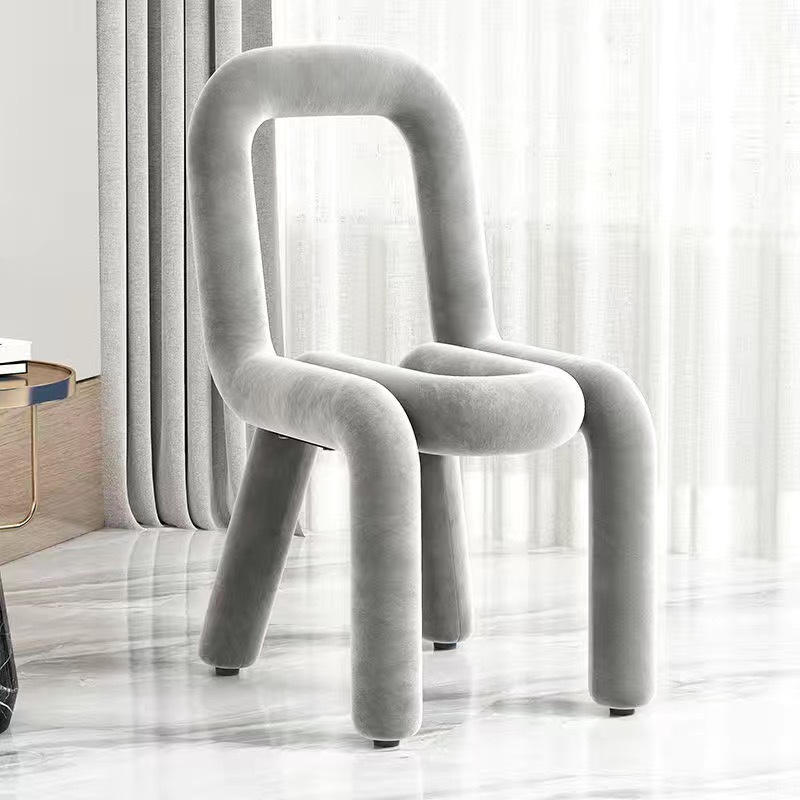 Backrest chair (gray)