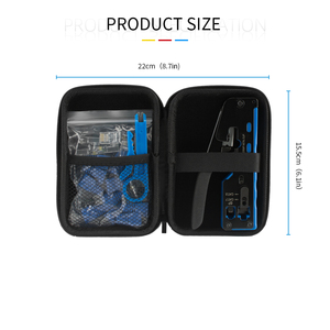 Lan cat 7 Uốn Tóc bồng công cụ Kit RJ45 RJ11 Mạng Cáp sửa chữa Kìm Set cầm tay dây cắt tuốc nơ vít công cụ thiết lập - Product Image 5