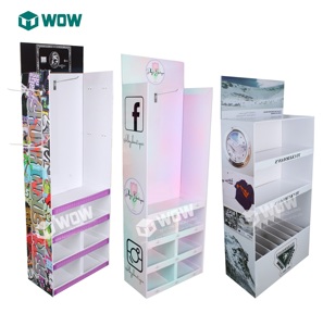 Espositore in cartone per pavimento POP personalizzato pieghevole espositore in cartone per supermercato negozio espositore ondulato - Product Image 2