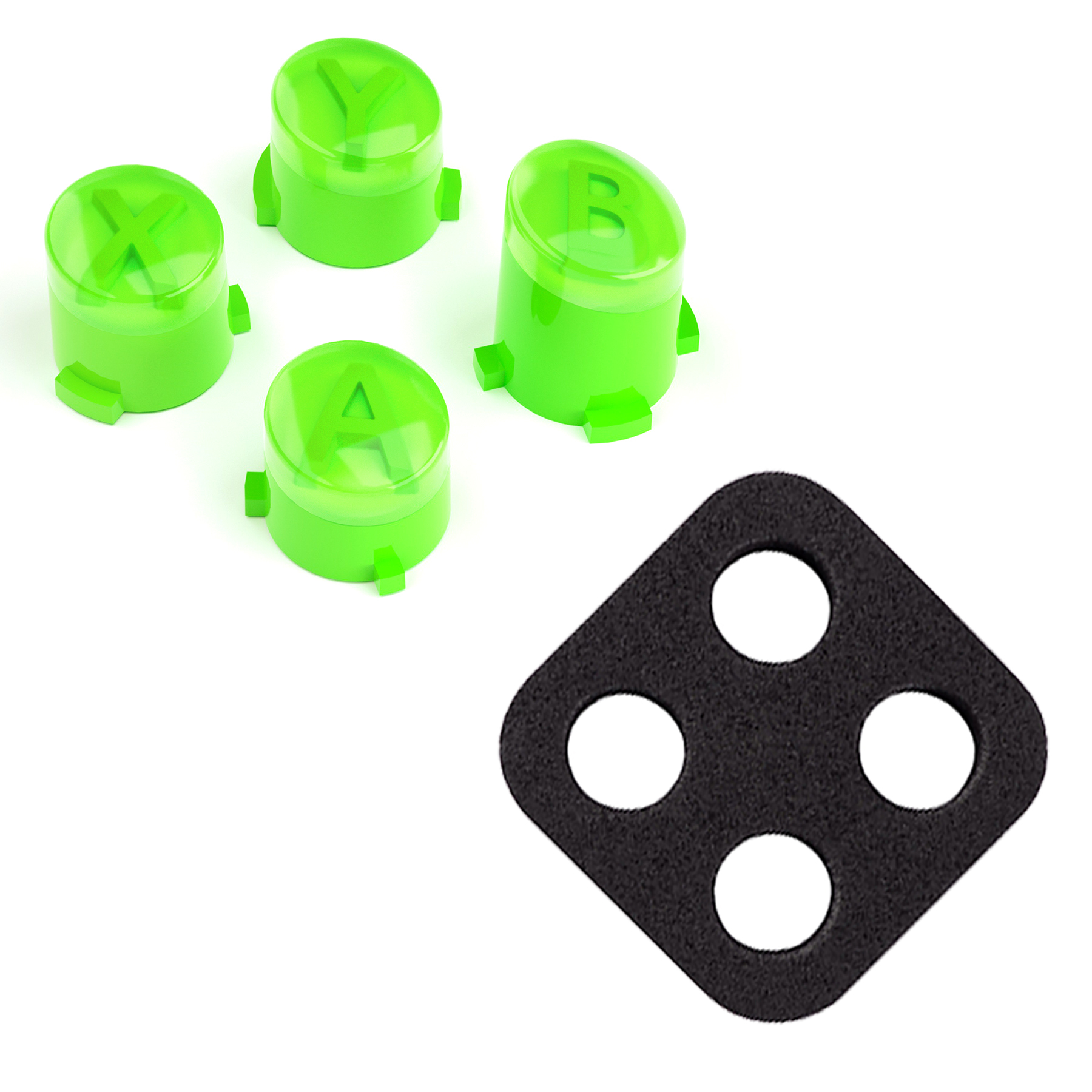 Vert clair et transparent avec symboles vert clair JDX3M014WS
