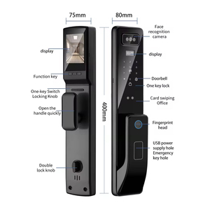 Sicurezza 3D riconoscimento del volto blocco delle impronte digitali Top fotocamera Wifi Nfc Card chiave Rfid Smart serratura porta - Product Image 6