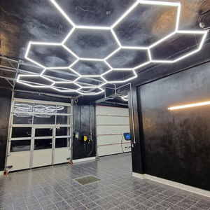 SUEZ Fast Install plafoniere a Led per officina di autolavaggio per interni Led esagonale Led per dettagli a soffitto - Product Image 1