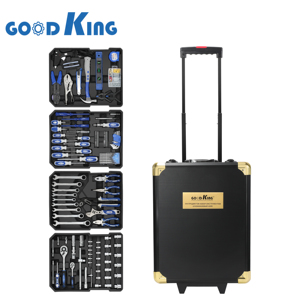GOODKING 399 PCS机械工具包，带铝制拉杆箱，家庭维修工具包，家庭13991的完整工具箱 - Product Image 1