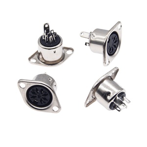 S-terminal fiş ve soket 3/4/5/6/7/8P pin/çekirdek DIN konnektör montaj tipi erkek ve dişi monte klavye fişi - Product Image 5