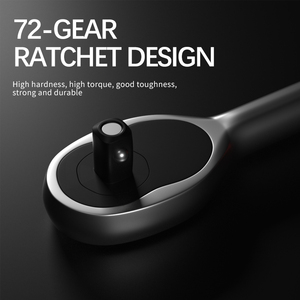 Công nghiệp bảo trì công cụ Ổ cắm cờ lê nhanh Ratchet xử lý 24-răng Ratchet Ổ cắm cờ lê - Product Image 3