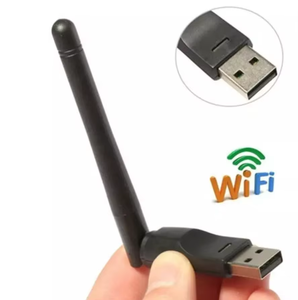 150Mbps Mini USB WiFi adaptörü kablosuz ağ kartı LAN MT7601 Wi-Fi alıcı Dongle 2dB anten 2.4Ghz 802.11b/g/n Ethernet - Product Image 6