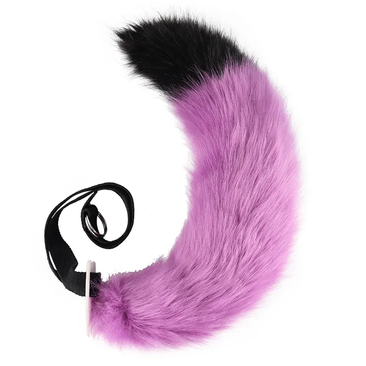 Gran oferta accesorio de cola de zorro de Halloween Color personalizable estilo personalizado conjunto de cola de felpa cosplay de cola de zorro