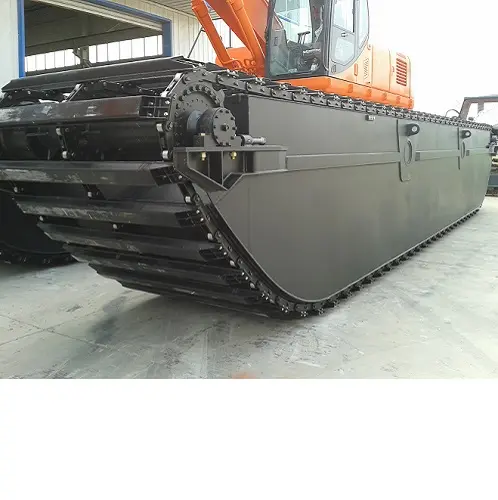 Manufacturer's Customized Steel Track Undercarriage/ Chassis for amphibious excavator
