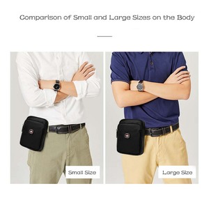 <span class=keywords><strong>Swiss</strong></span> quân đội dao Crossbody Fanny gói, lớn màu đen <span class=keywords><strong>Swiss</strong></span> quân đội dao Crossbody Eo Túi thể thao ngoài trời Eo Túi - Product Image 2