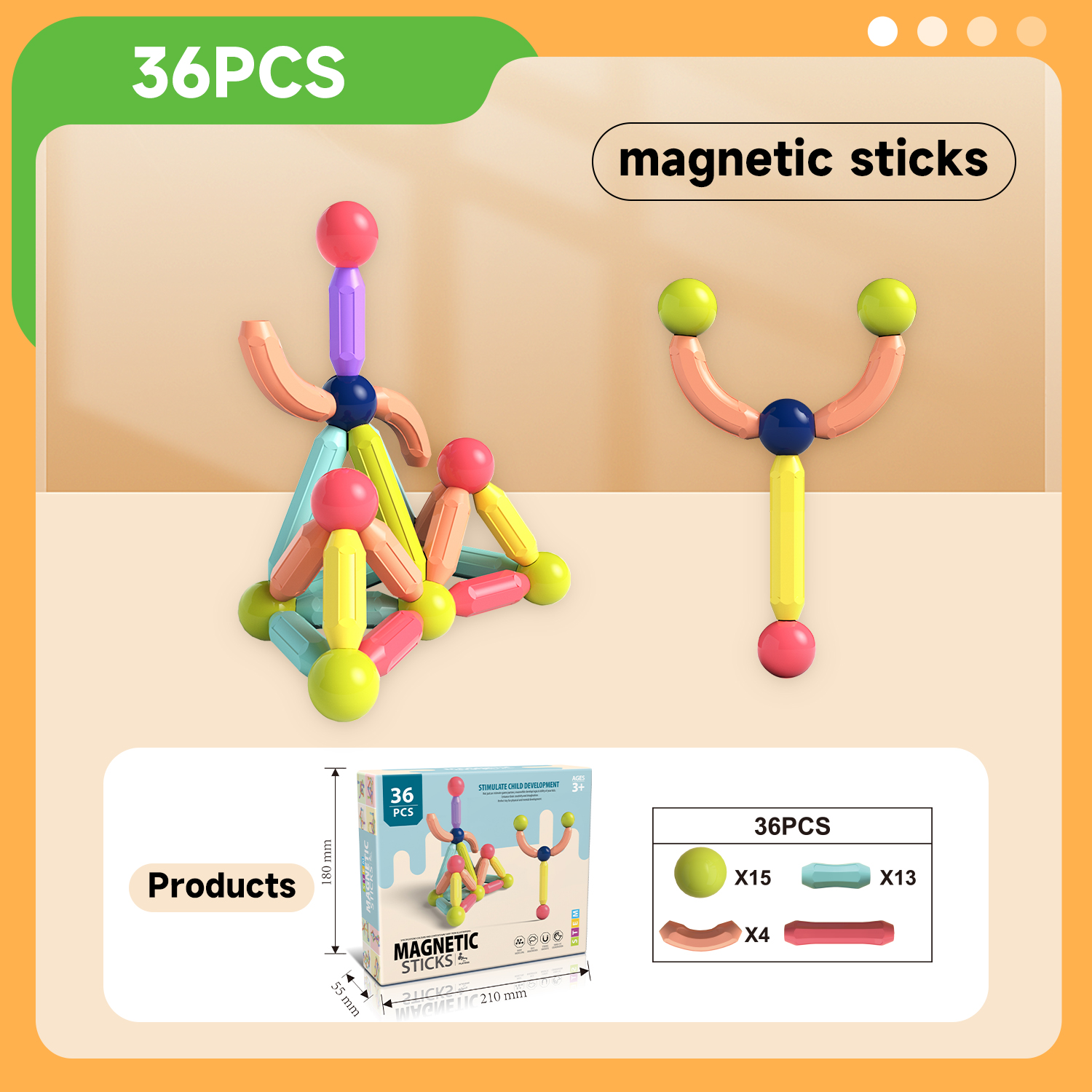 36 pièces/ensemble-BY901122