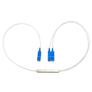 MINI SC/UPC 1:2 PLCスプリッター1X2鋼管光ファイバー平面光回路FTTHネットワーク用