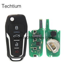 Keydiy ซีรีย์ ZB กุญแจอัจฉริยะทั่วไป4ปุ่ม ZB12สำหรับเปลี่ยนกุญแจรถยนต์ KD-X2 - Product Image 1