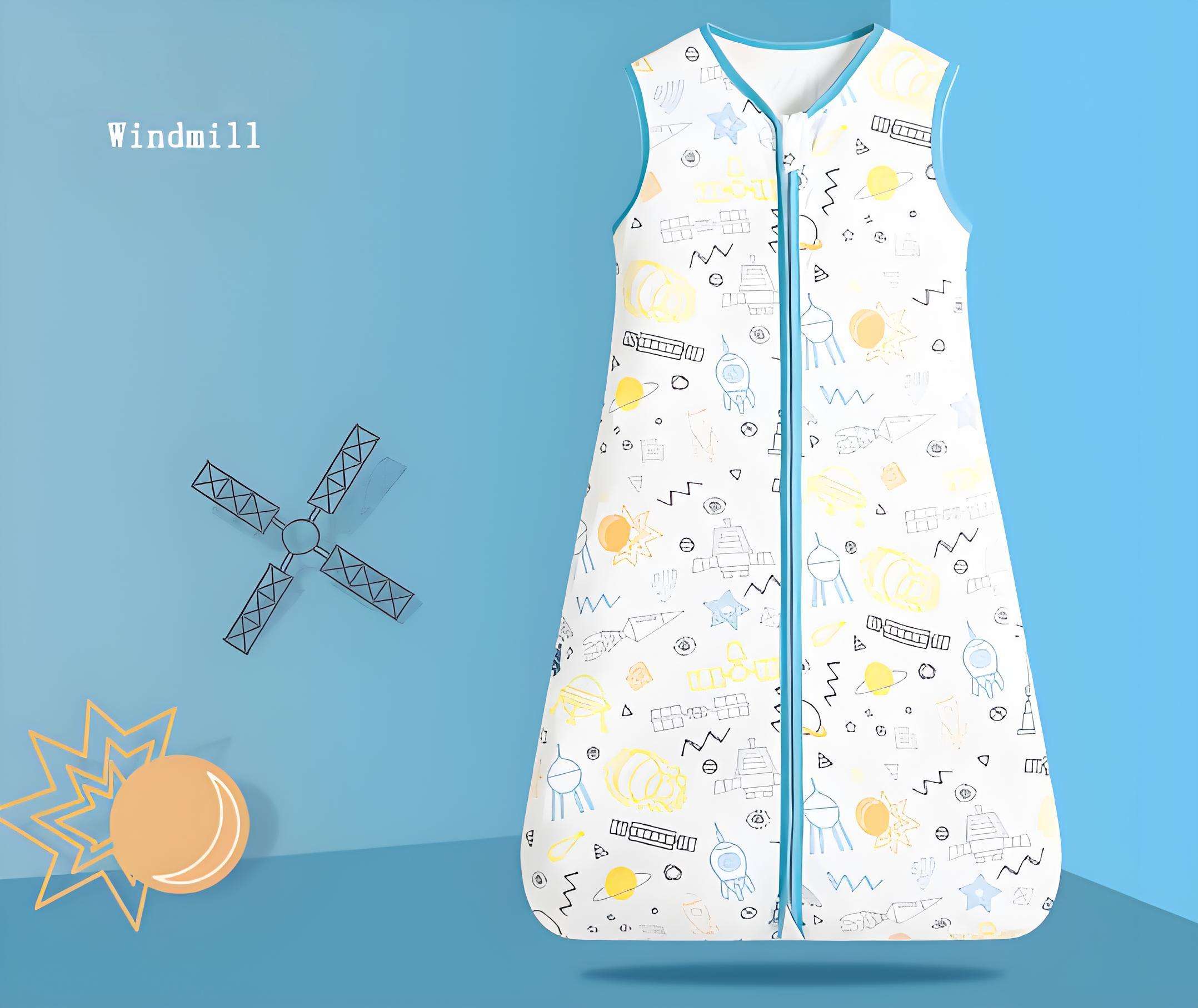 (Gilet champignon) grand moulin à vent