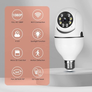 <strong>2mp</strong> Bulb <strong>Camera</strong> 360 Degree Surveillance for Home <strong>Ip</strong> Wireless Cctv 2.4g Wifi Ptz Bulb <strong>Camera</strong> Light Socket Security <strong>Camera</strong> - Product Image 1