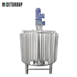 โถผสม1000L โถผสมน้ำผลไม้น้ำผึ้งชาผสมเครื่องดื่มที่มีการควบคุมที่เป็นอิสระศูนย์ควบคุมความเร็วมอเตอร์สำหรับขาย - Product Image 2