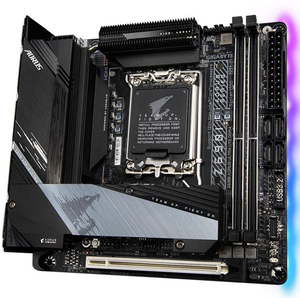 千兆字节Z690I AORUS ULTRA LITE DDR5迷你ITX游戏主板支持英特尔第12 13核心系列/I9/I7/I5中央处理器
