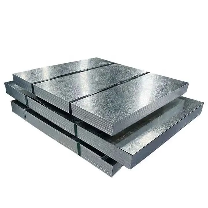Harga bagus bahan bangunan GI Spangle baja lembar baja galvanis pelat baja dari pemasok Cina
