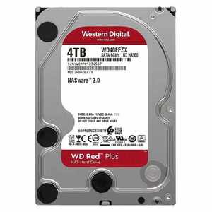 WD 4TB红色 + NAS硬盘驱动器7200转/分SATA 6Gb/s 256MB高速缓存3.5英寸内部硬盘服务器应用程序新的固态硬盘兼容 - Product Image 1