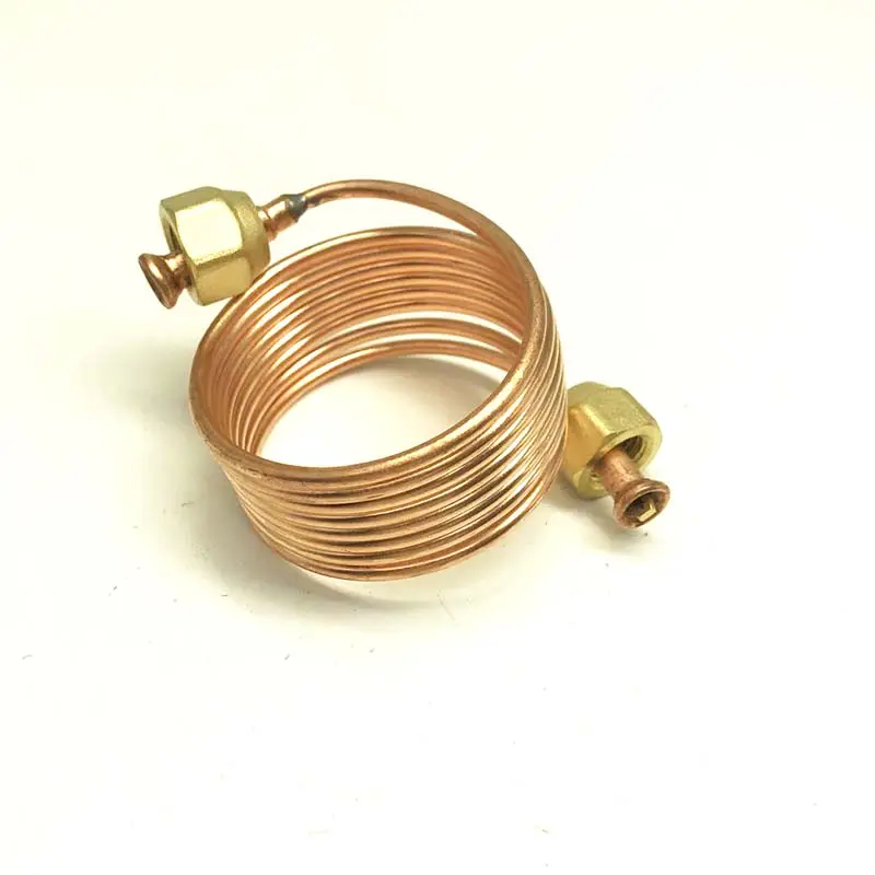 Capilar de cobre tubo de 3mm sobredosis x 900mm longitud 1/4 "SAE piezas de refrigeración