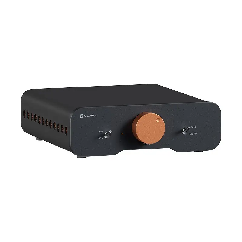 Fosi Audio ZA3 Stereo Power Amplifier TPA3255 Class D HiFi Audio Amp for Passive Bookshelf Speaker With XLR/RCA/Balanced Input