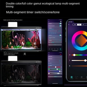 Groothandel 220V Milieuvriendelijk Smart Fish Tank Super Wit Glas Desktop <span class=keywords><strong>Aquarium</strong></span> Geïntegreerd Eco-Home Design App Controle Voor Het Leven - Product Image 3