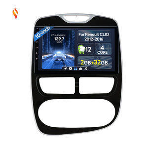 10 inç Android araba ekran 2 + 32GB 4 çekirdekli GPS navigasyon Bluetooth araba radyo çerçeve Renault Clio araç DVD oynatıcı-2012 için 2016 oyuncu - Product Image 1