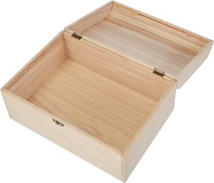 Незаконченная дешевая простая деревянная коробка - Product Image 2