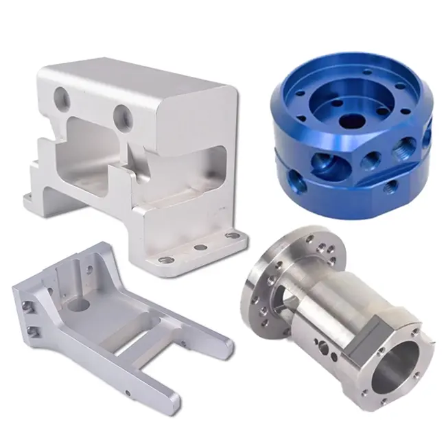 Peças anodizadas azuis para peças de reposição automotivas, fresagem CNC de alumínio de alta precisão personalizada