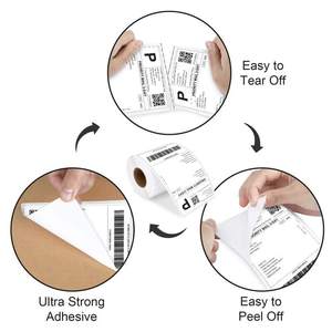 Hình Dạng Tùy Chỉnh PVC Dính Sticker Tamper-Proof Theo Dõi An Ninh Tag Đồ Trang Sức 500Pcs/Cuộn Có thể In Đồ Trang Sức Mã Vạch Nhãn - Product Image 2