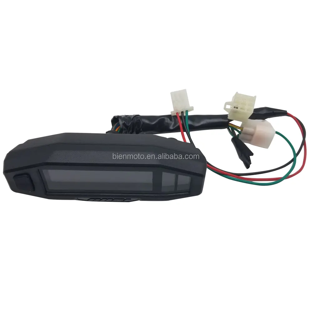 Moto LCD velocimetro RPM אוניברסלי דיגיטלי מד מרחק אחר חשמלי הזרקת קרבורטור אופנוע מטר מד מהירות עבור KR200